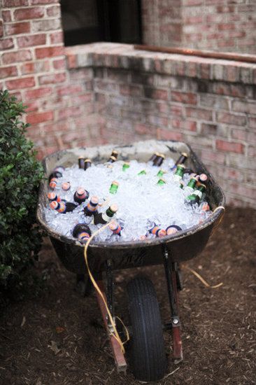 Summer Wedding Beer On Ice